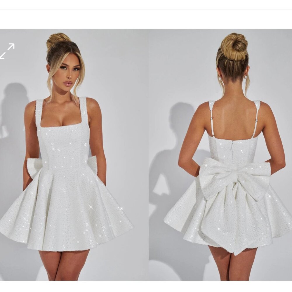 Babyboo Dorothy Mini Dress - Ivory